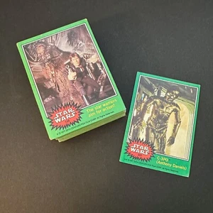 1977 Vintage Topps STAR WARS SERIES 4 Cards Complete Set CORRECT ERROR 207 Green - Picture 1 of 11