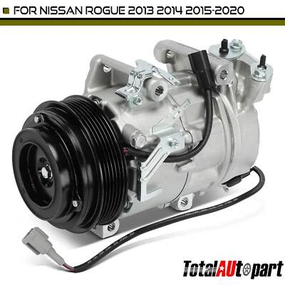 New AC A/C Compressor for Nissan Rogue 2013 2014 2015 2016 2017 2018 2019 2020 - Image 1 of 4
