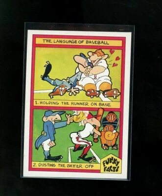 1976 Funky Facts Weird World of Baseball Baseballeese #5 - Image 1 of 2