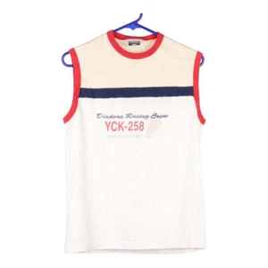 Age 10-12 Diadora Vest - Medium White Cotton Blend - Picture 1 of 8