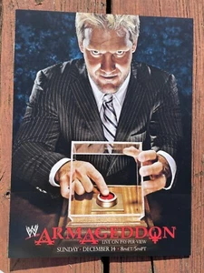 December 14 2008 Chris Jericho Armageddon PPV WWE Poster 12x16 2 Sided Wrestling - Picture 1 of 2