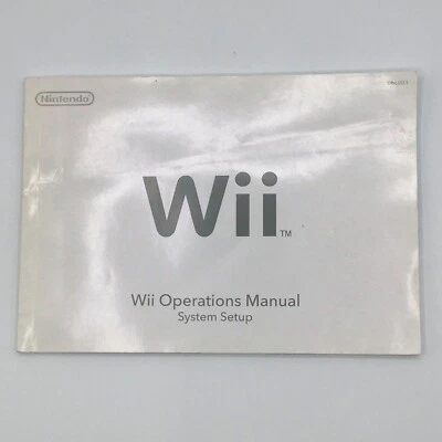 Буклет для настройки системы ручных каналов Nintendo Original Wii 2006 - Изображение 1 из 3