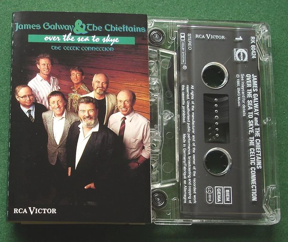 James Galway & The Chieftains Over The Sea To Skye  Cassette Tape - TESTED - Image 1 of 1