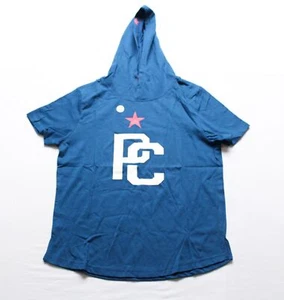 Plate Crate Boy's Lightweight Stay Hot Short Sleeve Hoodie JW7 Blue Youth Medium - Picture 1 of 4
