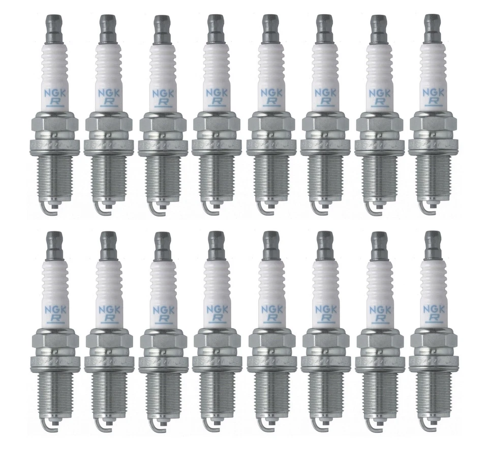 Juego de 16 bujías NGK V-POWER para motores Mercedes Benz V8 M113 (1998-2007) Foto 1 de 1