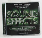 Sound Effects CD BRAND NEW Nature & Animals Sound Effects Volume 02 99 Sounds