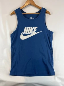 Nike Tank Top Small Mens Blue - Picture 1 of 11