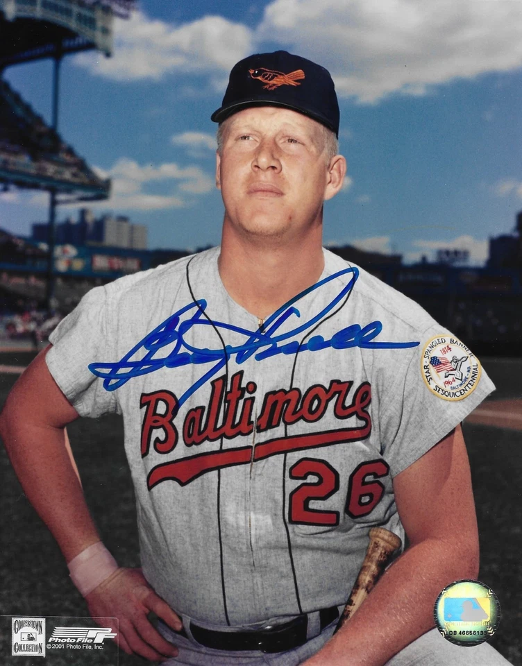 Fotografía autografiada de Boog Powell con certificado de autenticidad Foto 1 de 1