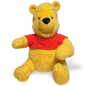 Disney Talking Winnie the Pooh 20" Peluche Oso Funciona De Colección Jumbo VER VIDEO - Imagen 1 de 18