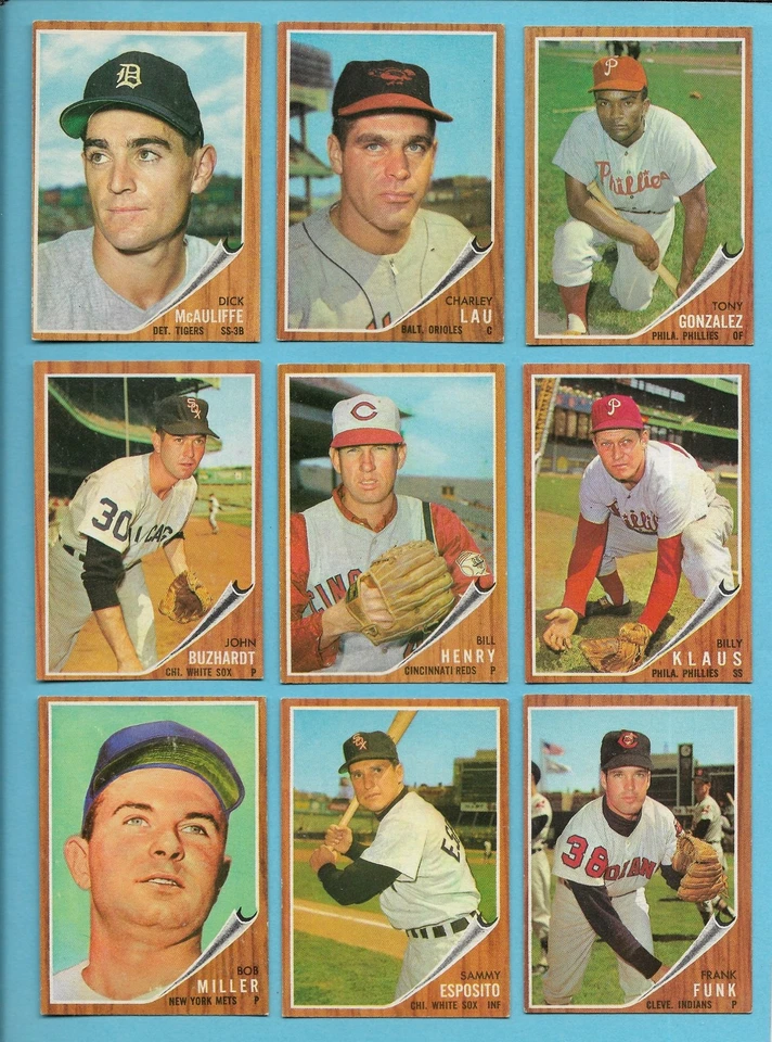 1962 Topps Baseball set High# cards #523-598 You Pick Choose NEW November 1, '25 - Image 1 of 1