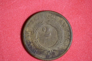 1866- 2 Cent Piece #P31718 - Picture 1 of 2