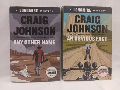 Longmire Mystery Craig Johnson Book Lot Any Other Name An Obvious Fact HARDCOVER - Image 1 of 4