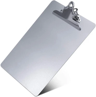Metal Clipboard Contractor Heavy Duty Aluminum Clipboard High Capacity Clip - Image 1 of 4