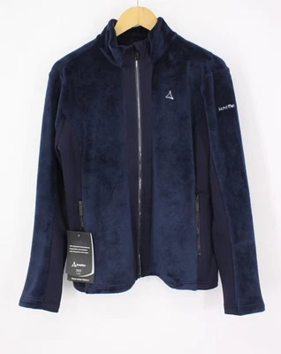 SCHOFFEL WOMENS VALETTA FLEECE JACKET FULL ZIP NAVY BLAZER RRP £140 IB - Image 1 of 4
