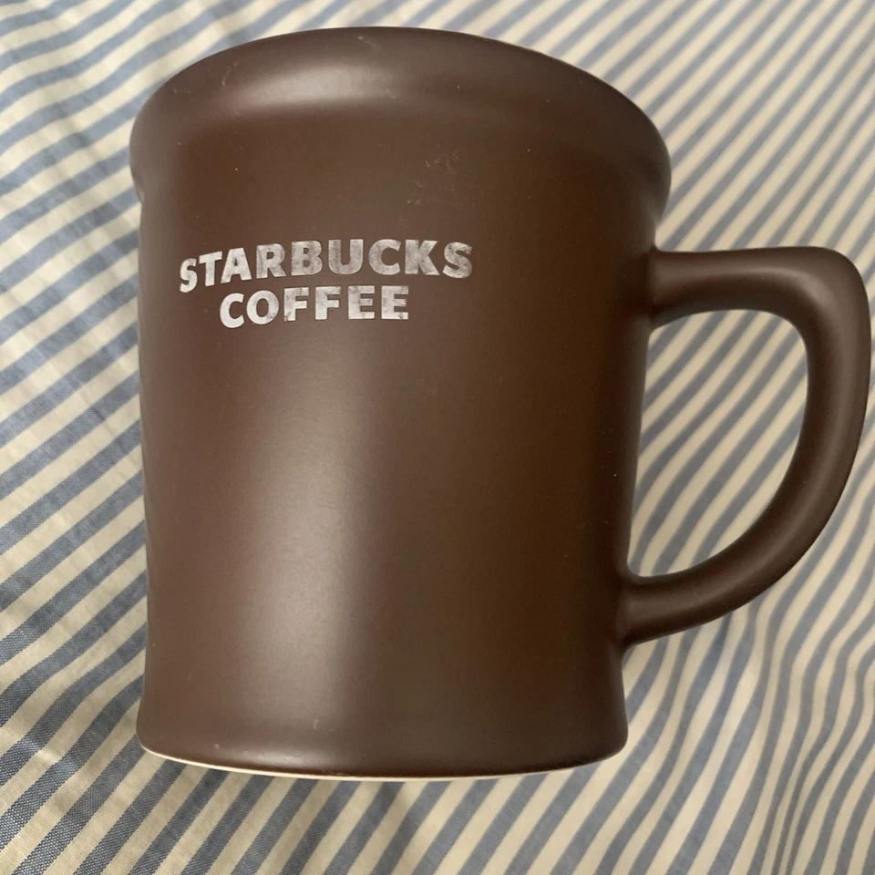 Starbucks marrón chocolate 16 oz. Taza de café taza de coleccionista 2008. ¡Nunca usado!!! Foto 1 de 4