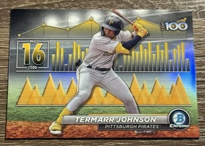 2024 Bowman Chrome Scouts Top 100 #BTP-16 - Termarr Johnson - Pirates! - Bild 1 von 2