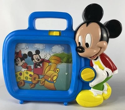 Disney Mickey Mouse & Friends Wind Up Scrolling TV Works - Image 1 of 3