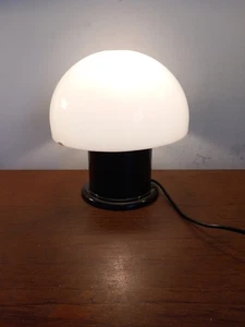 1980S German Mushroom Lamp, Original, 27CMS TALL,  Brown Base - Picture 1 of 24