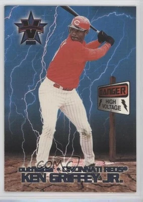 2000 Pacific Vanguard High Voltage Ken Griffey Jr #13 HOF - Image 1 of 2