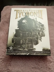 Railroad Tycoon 2 II PC-CD ROM gioco Big Box ottime condizioni vedi foto per requisiti di sistema - Foto 1 di 9