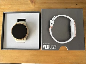 Garmin Venu 2S Smartwatch 40mm GPS Rose Gold/White - Picture 1 of 7