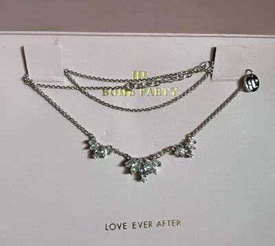 Bomb Party Light Tanzanita Rodio Collar Glamoroso Brillo Amor Para Siempre Foto 1 de 3