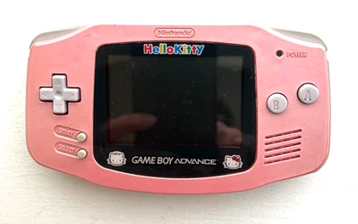 Nintendo Game Boy Advance AGB-001 GBA-Hello Kitty-Japan Special Addition Works! - Image 1 of 3