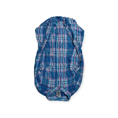 Route 66 Girls' Blue and Pink Plaid Flannel Button Down Shirt XL 14-16 - Image 1 of 3