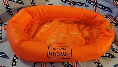 Vintage 1964 GI Joe Adventure Team Orange Life Raft By Hasbro In Hong Kong  - Image 1 of 4