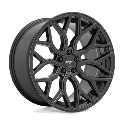 19x8.5 Niche M261 MAZZANTI Matte Black Wheel 5x100 (40mm) - Image 1 of 4