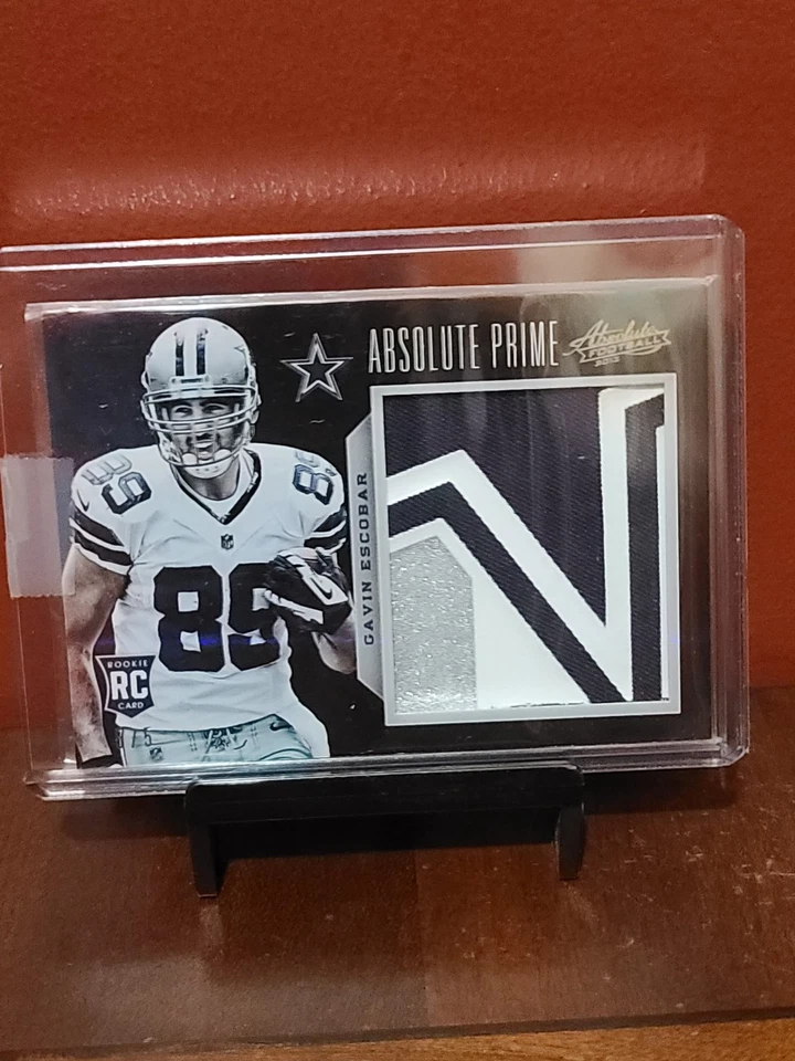 2013 Absolute Premiere Materials #d 5/5 Gavin Escobar #210 RC Dallas Star Patch - Image 1 of 4