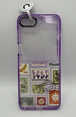 Casetify Samsung Galaxy Z Abatible 6 Sellos Colección Impacto Estuche Púrpura Transparente NOBOX Foto 1 de 3