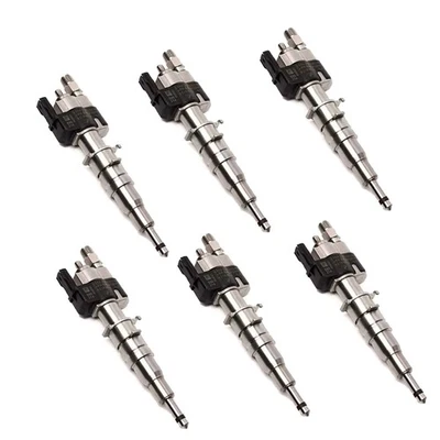 Paquete de 6 inyectores de combustible OE 13537585261-12 índice 12 para BMW N54 335 535 550 650I 740I Foto 1 de 4