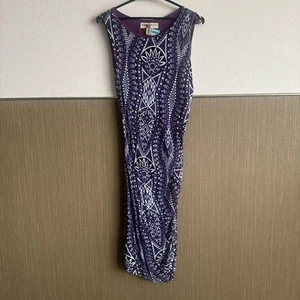 Vestido sin mangas elástico púrpura Emilio Pucci S/36 - Imagen 1 de 7
