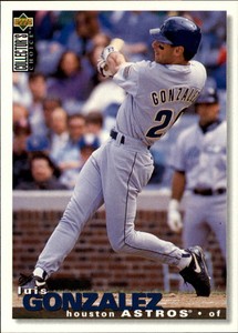1995 Collector's Choice #110 Luis Gonzalez (GotBaseballCards)