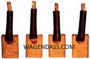 Set di Spazzole per Starter Mitsubishi M000T82081,M000T82081ZE,M000T85381 - Picture 1 of 1