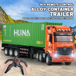 Huina 1317 Remote control Truck and tractor unit with shipping container - Picture 1 of 12