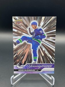 2023-24 Upper Deck Series 1 #232 Aidan McDonough Young Guns Silver Outburst RC
