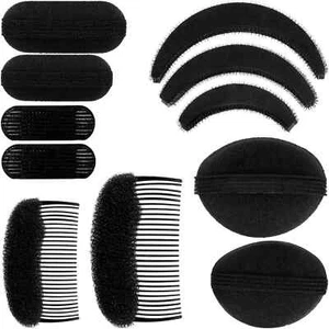 Hair Styling Tools 11 Pieces Sponge Volume Hair Bases Set Bump It up Inserts Hai - Picture 1 of 2