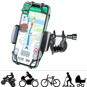 Bicicleta Soporte para Móvil Smartphone Motocicleta de Manillar Scooter - Imagen 1 de 12