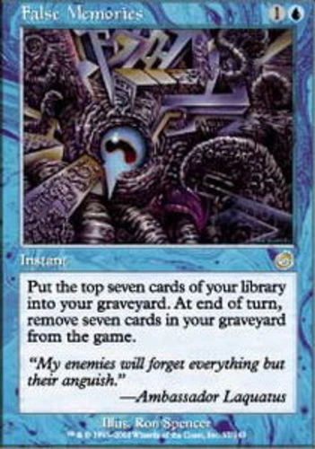 False Memories ~ Moderately Played Torment MTG Magic UltimateMTG Blue Card - Image 1 of 1