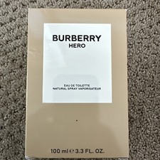 Burberry Hero 3.3 oz EDT Cologne for Men Brand New In Box