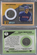 2016 Topps Heritage Minor League Edition Quarters Peach /25 Yoan Moncada #67M-YM