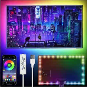 Led TV Hintergrundbeleuchtung LED Strip 4M Über APP Steuerung USB Led Beleuchtun - Bild 1 von 11