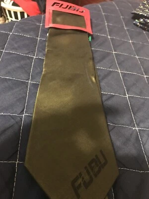 Corbata para hombre Fubu iridiscente verde marrón diseñador nueva con etiquetas Foto 1 de 4