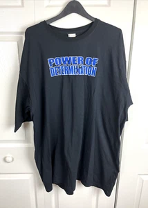 T-Shirt Size 2XL Vintage Powerline Distressed Power Of Determination 100% Cotton - Picture 1 of 8