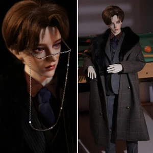 1/3 Full Set BJD Doll Handsome Boy Resin Ball Jointed Eyes Makeup Wigs Clothes - Picture 1 of 11