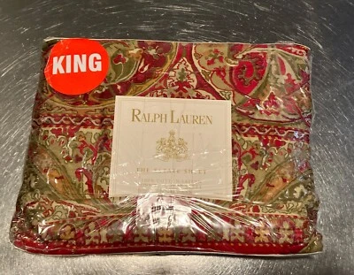 Ralph Lauren The Estate Sheet RANDOLPH KING FLAT SHEET 100% COTTON SATEEN - Image 1 of 4