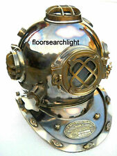 U.S Navy Scuba Divers Diving Helmet Brass & Iron Nautical Antique Finish Mark V