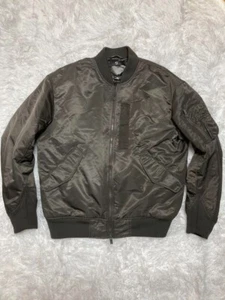 Uniqlo Jil Sander +J Hybrid Down Oversized MA-1 Blouson Jacket Khaki JP L (US M - Picture 1 of 7